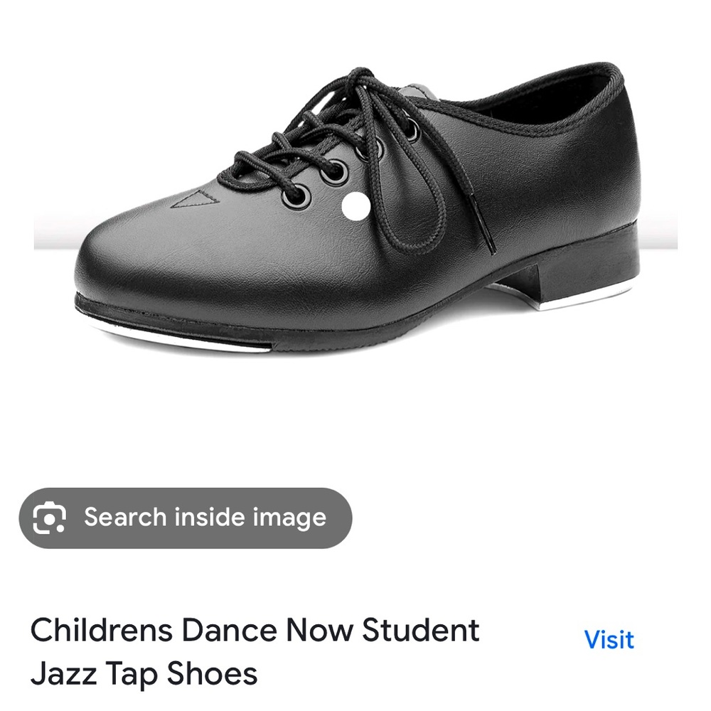 Bloch girls tap shoe